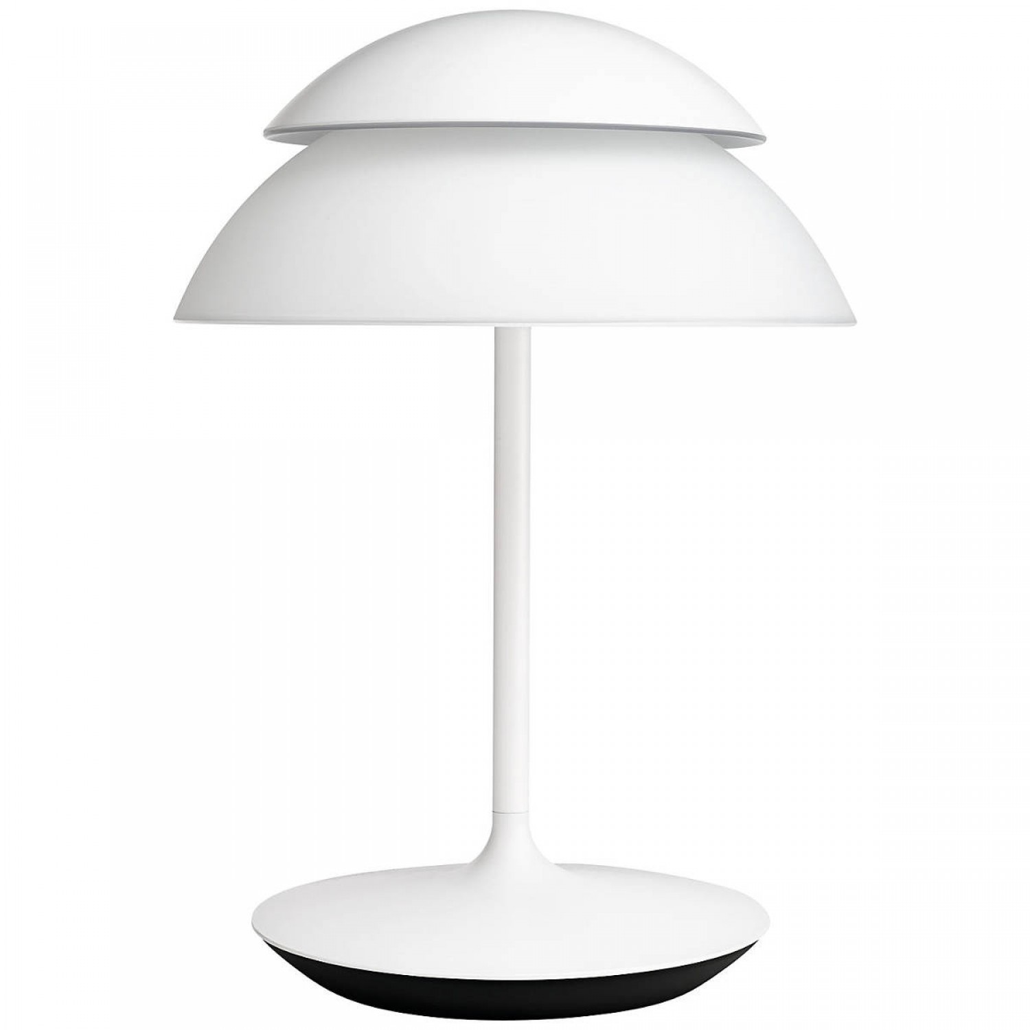 Lampada da tavolo LED Gigo in Acciaio Bianco Opaco accensione Touch co